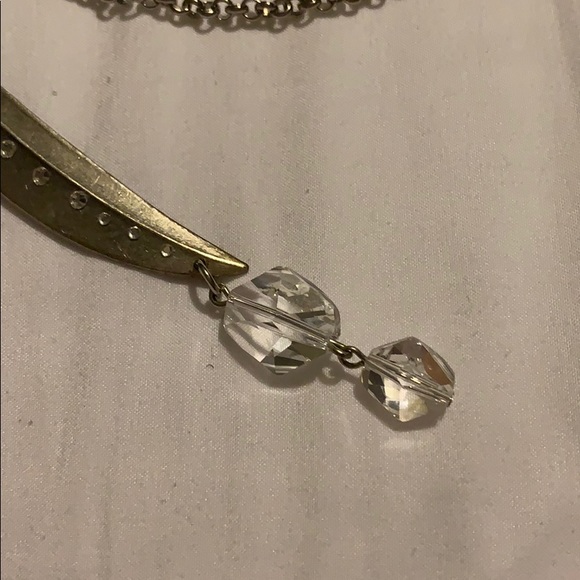 Tarina Tarantino pirate sword silver long necklace - Picture 4 of 5